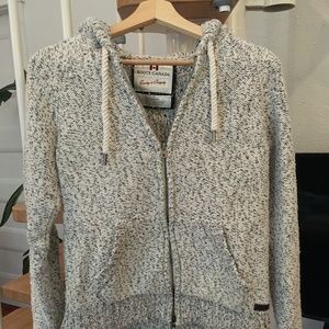 White Heathered Roots Hoodie